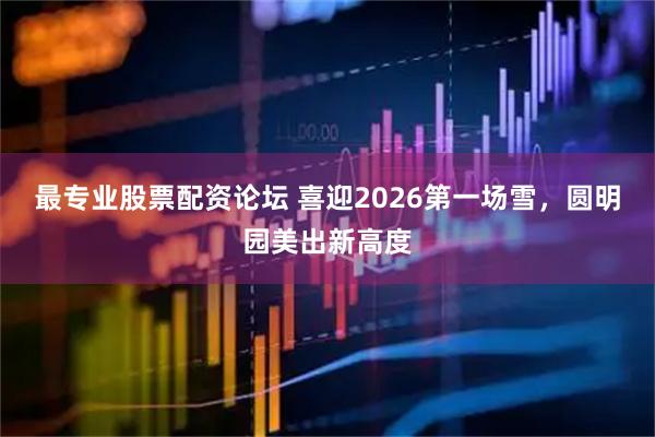 最专业股票配资论坛 喜迎2026第一场雪，圆明园美出新高度
