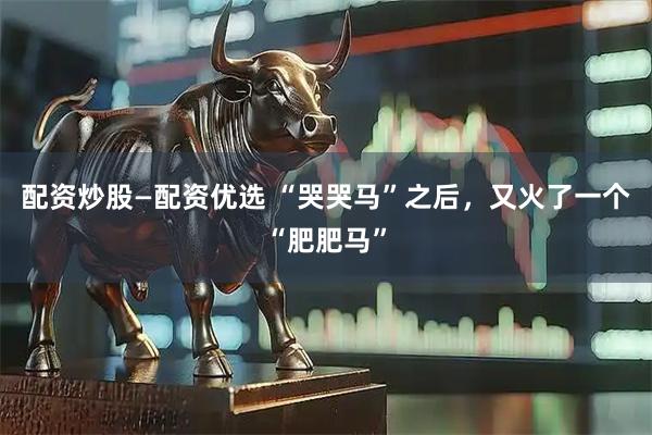 配资炒股—配资优选 “哭哭马”之后，又火了一个“肥肥马”